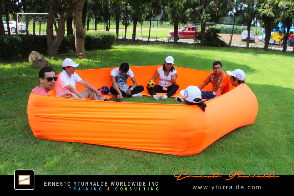 Team Coaching con ejercicios físicos